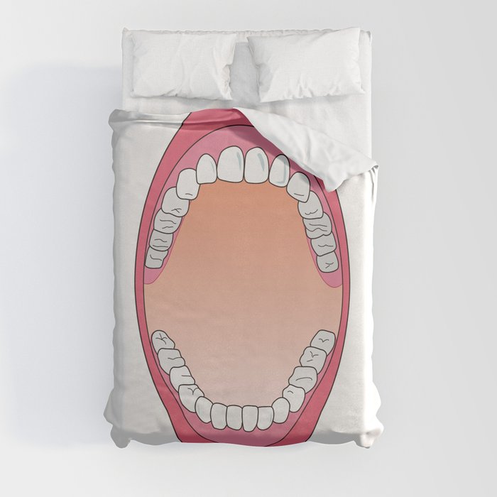 Teeth Duvet Cover