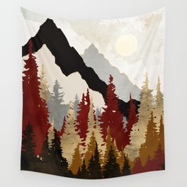 Autumn Trees Wall Tapestry