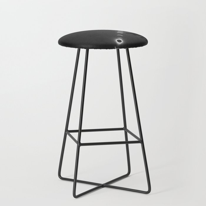 Total eclipse of the moon; full cycle lunar eclipse at night black and white photograph - photography - photographs Bar Stool