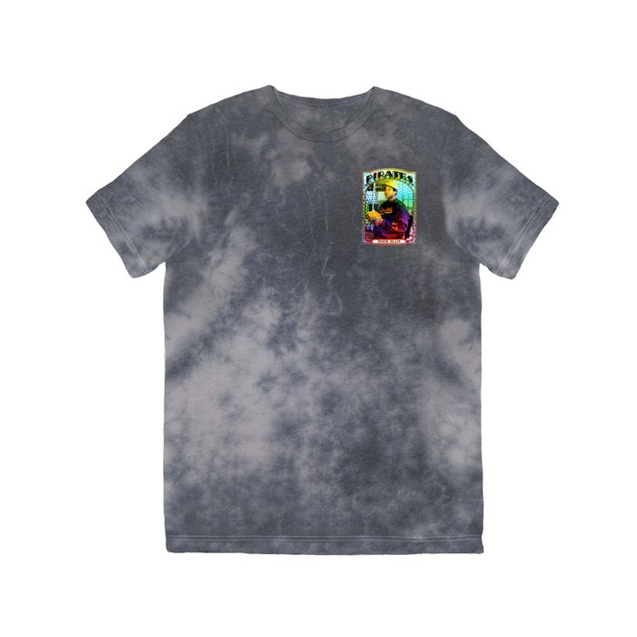 Graphic T-Shirt | Dock Ellis by Preston Lee Design - Grey Tie-Dye - Large - Classic T-shirts - Chest Graphic - Society6