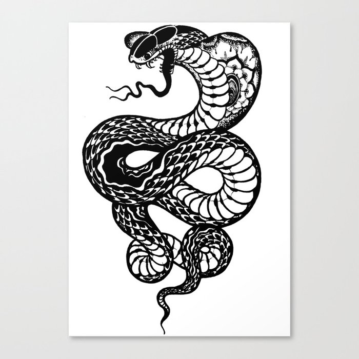 Cobra Canvas Print by Joshua Bowers | Society6