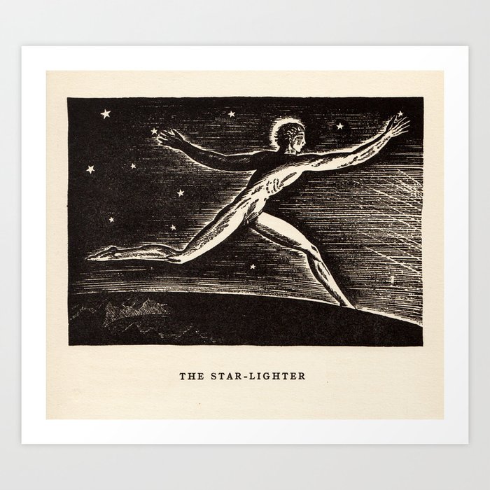 "The Star-lighter" by Rockwell Kent (1919) Art Print