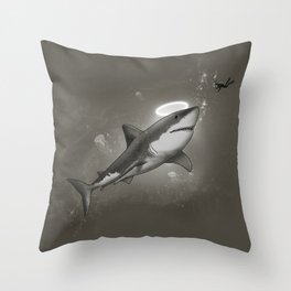 HOLY SHARK! Throw Pillow