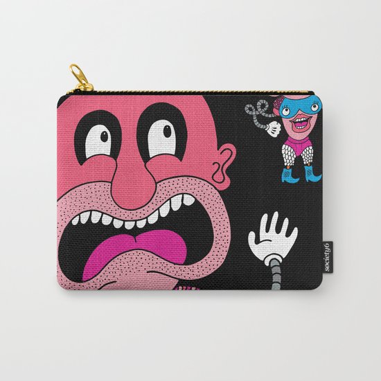 Red Face Weirdo Carry-All Pouch