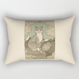 Aquarius Cat Rectangular Pillow