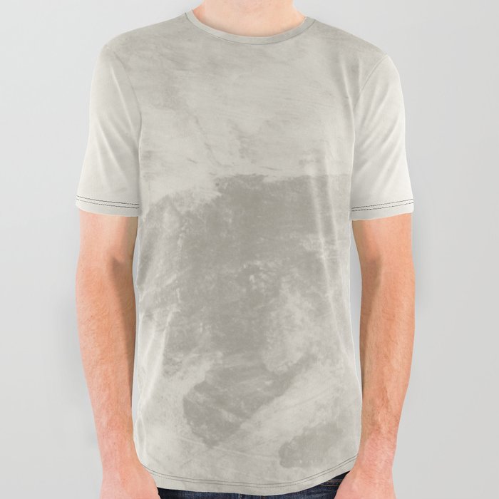 Concrete Brushstrokes All Over Graphic Tee