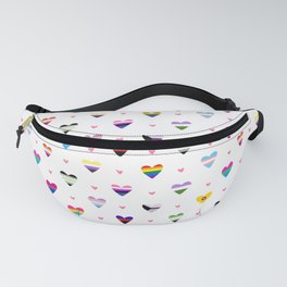 Pride Flag Hearts Pattern Fanny Pack