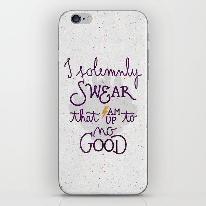 I am up to no good iPhone Skin