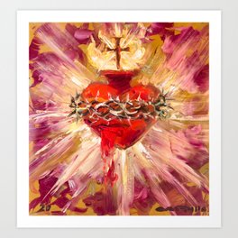 Sacred Heart II Art Print