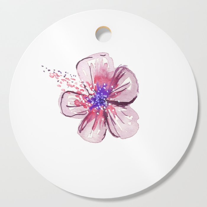Little Lilac Flower Cutting Board