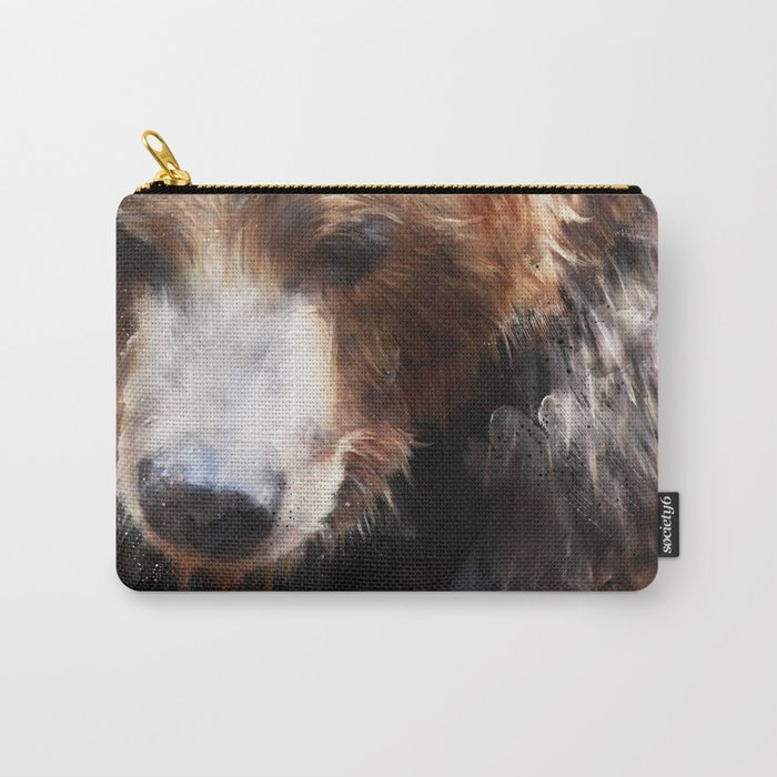 Bear // Gold Carry-All Pouch