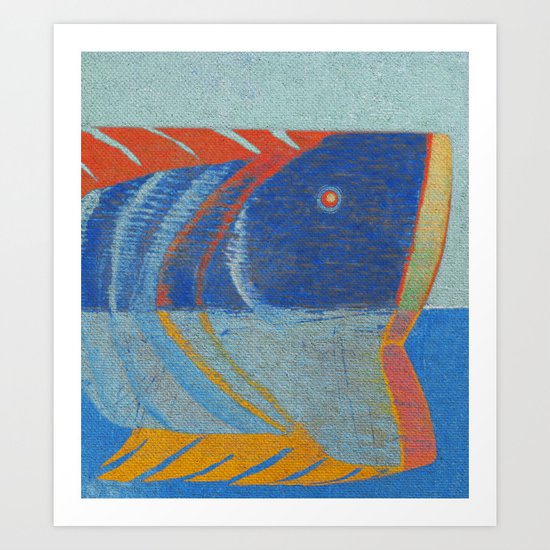 Tête de Poisson Art Print