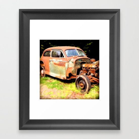 Old Timer Framed Art Print