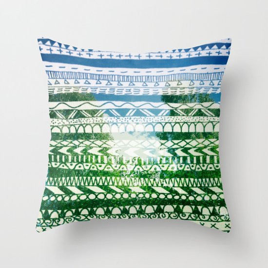 Hipstapattern Throw Pillow