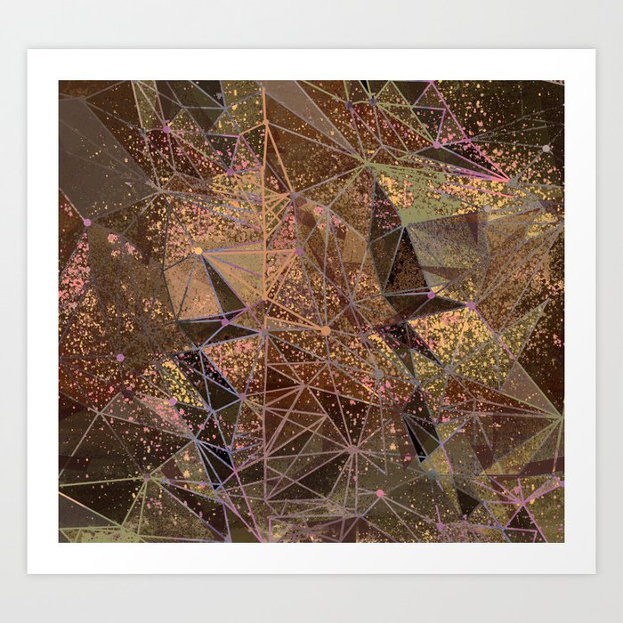 earthy structure Art Print