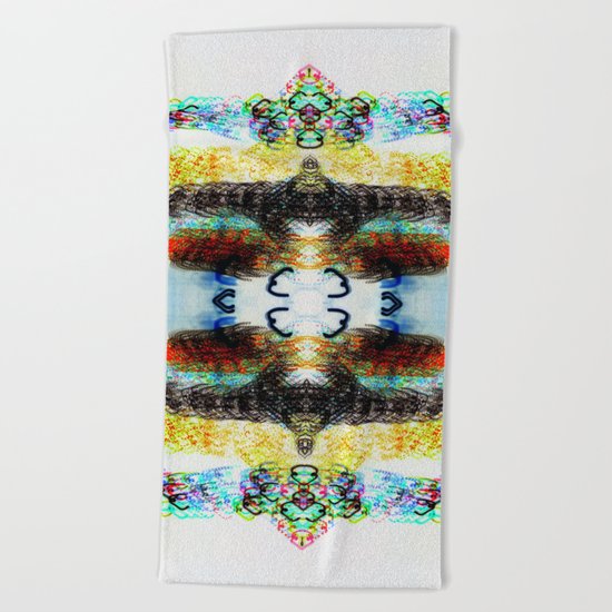 Digital Blizzard Beach Towel