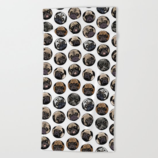 Pugka Dot Beach Towel