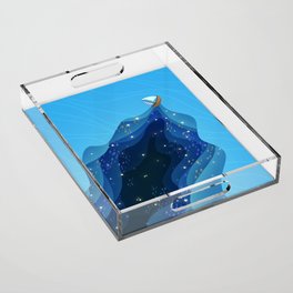 Ocean Ship Acrylic Tray