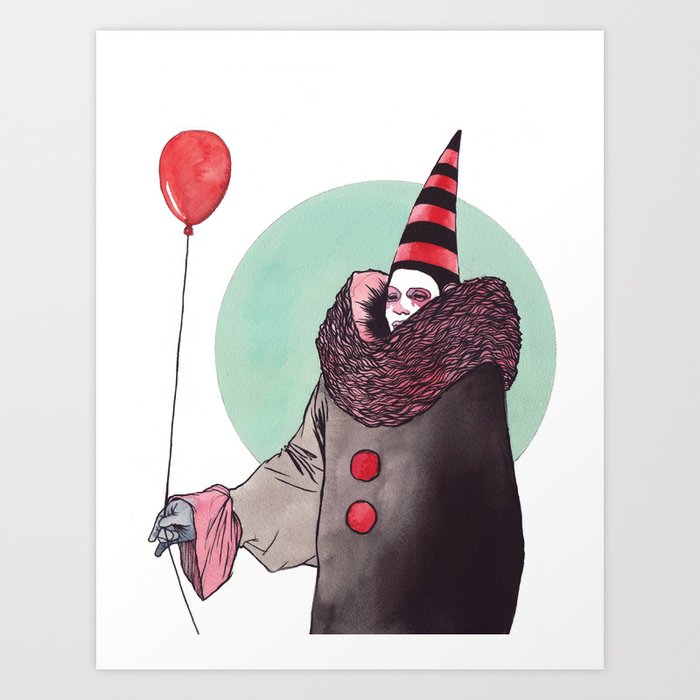 The Balloon Man Art Print