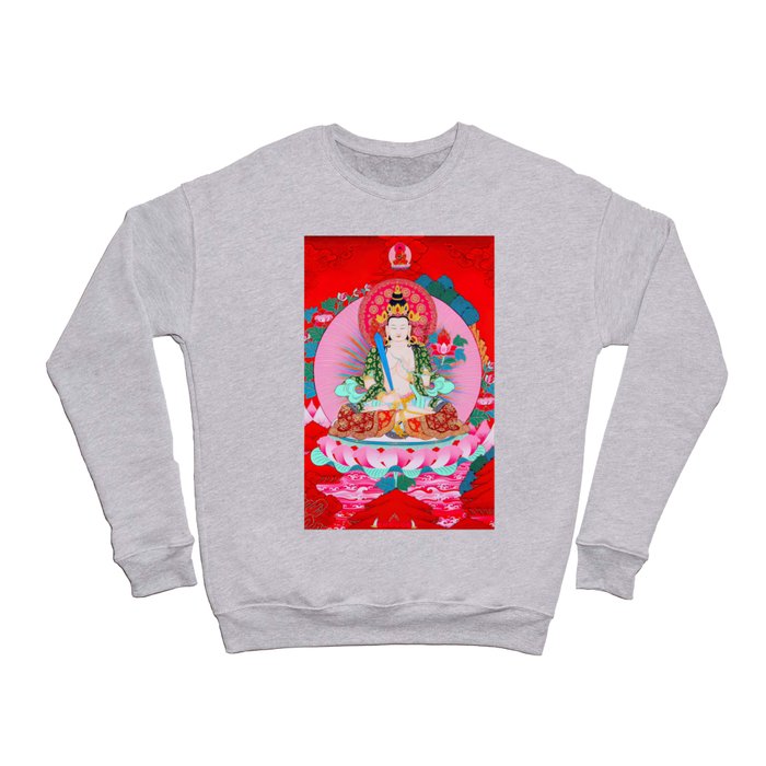 Akasagarbha Thangka Buddhist art Crewneck Sweatshirt