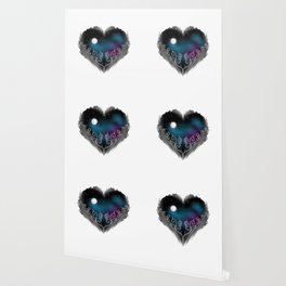 Fiddlehead Galaxy Heart Wallpaper