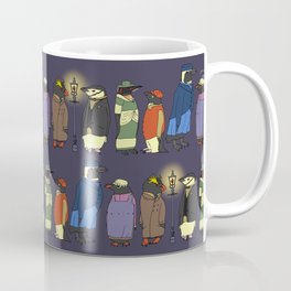 Victorian Penguins Coffee Mug