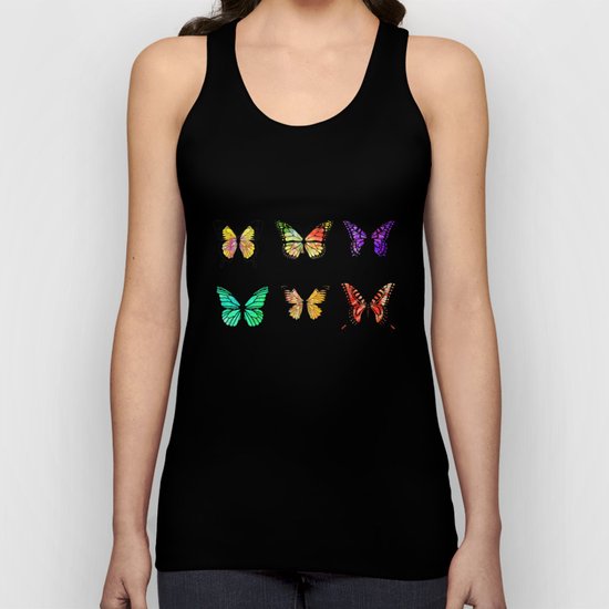 Butterflies Unisex Tank Top