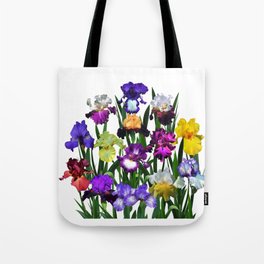 Iris garden Tote Bag