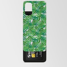 Monstera print Android Card Case