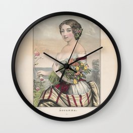 Rosanna, Vintage Print Wall Clock