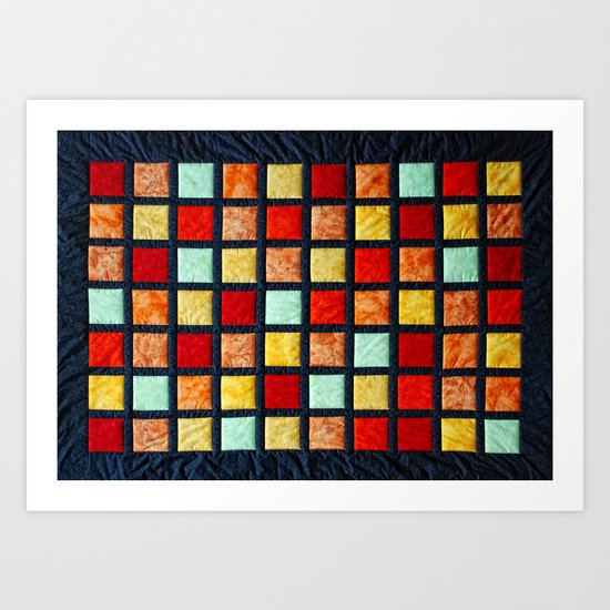 patchwork 001 Art Print