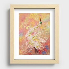 Great egret Recessed Framed Print