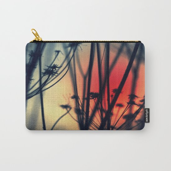 Shapes - dry weeds at sunrise Carry-All Pouch