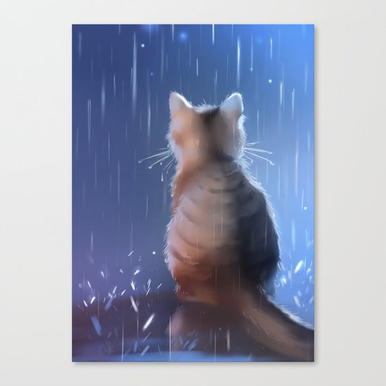 under rainy days like these Canvas Print