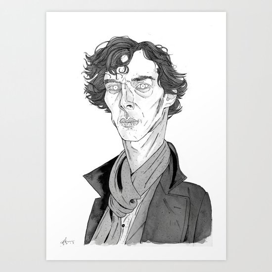 Benedict Cumberbatch - Sherlock Art Print