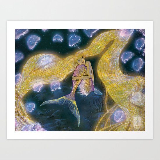 Glowing Maiden Art Print