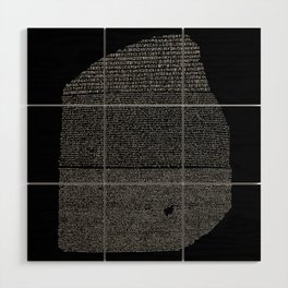 Pierre de Rosette  / Rosetta Stone Wood Wall Art