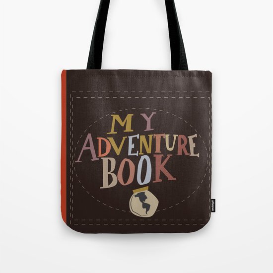 my adventure book.. up, carl and ellie Tote Bag