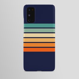 Marynda - Classic Colorful 70s Vintage Style Retro Summer Stripes Android Case
