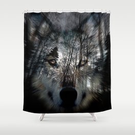 wolf Shower Curtain