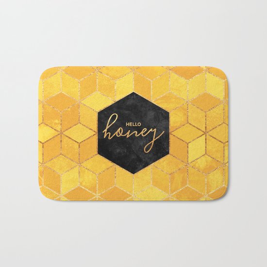 Hello Honey Bath Mat