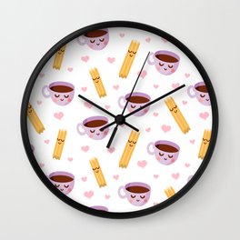 Chocolate and Churro Wall Clock