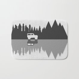 Go To The Expedition Bath Mat | Tramp, Digital, Nomad, 4X4, Mountains, Wander, Drawing, Bushcraft, Overland, Cars 