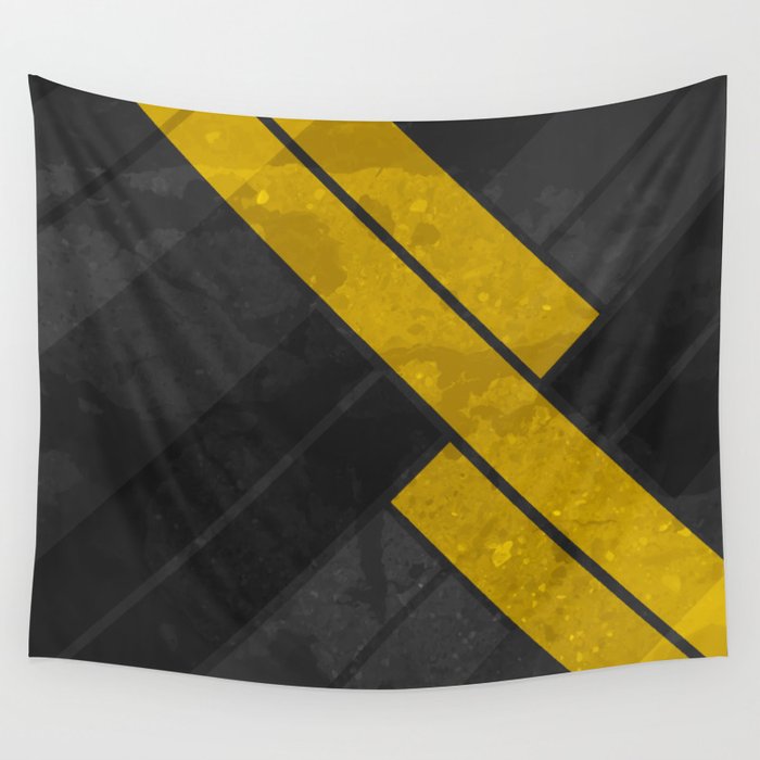 Touch Of Color - Yellow Wall Tapestry