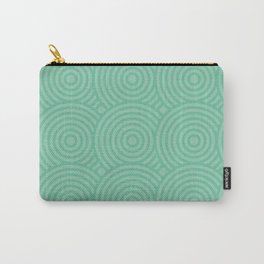 Japanese green water texture - peace and harmony Carry-All Pouch