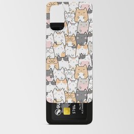 Kawaii Cute Cats Pattern Android Card Case
