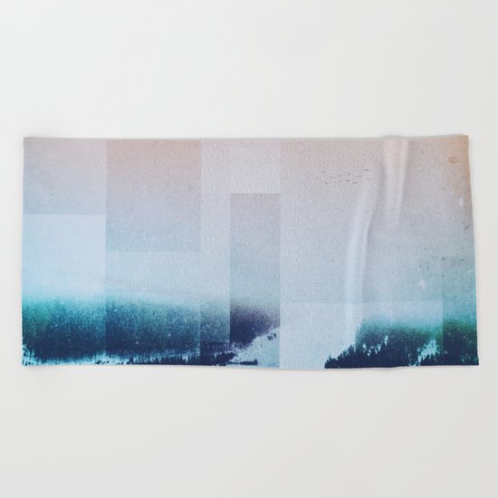 Fractions A85 Beach Towel