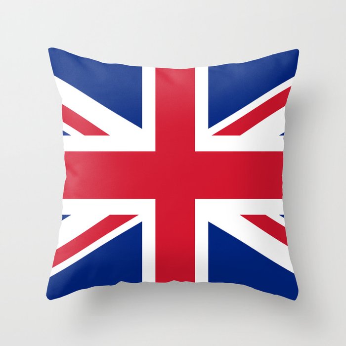 UK FLAG - Union Jack Throw Pillow