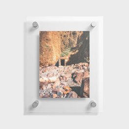 Doorway Through the Cliff | Oregon Coast Floating Acrylic Print