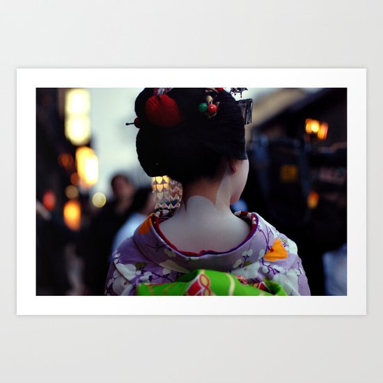 Geisha World Art Print